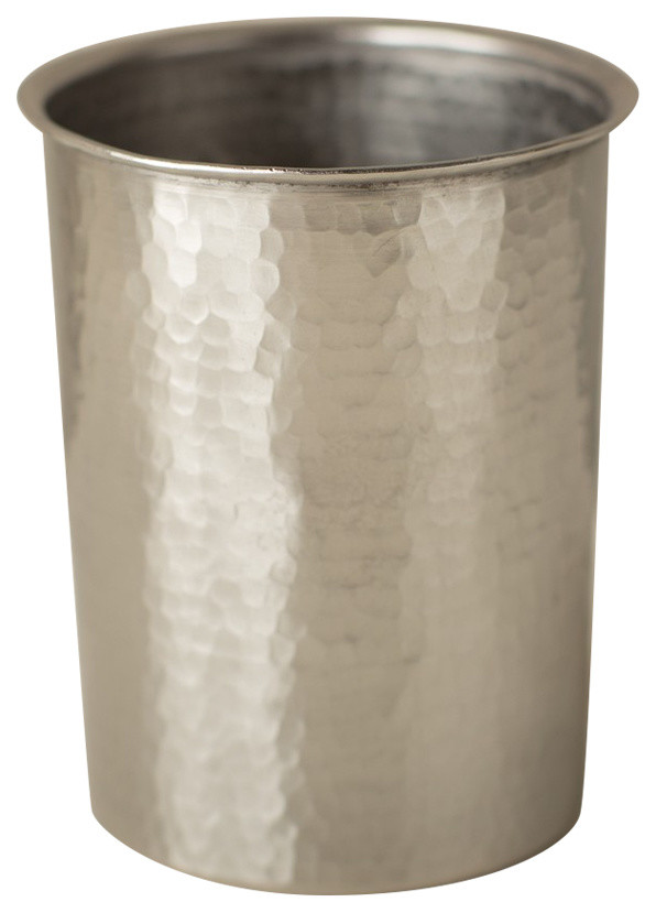 Small Hammered Copper Utensil Holder Traditional Utensil Holders