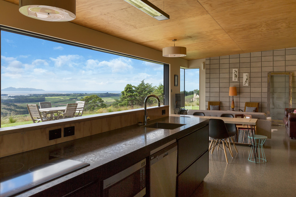 Inspiration for a modern kitchen in Auckland.