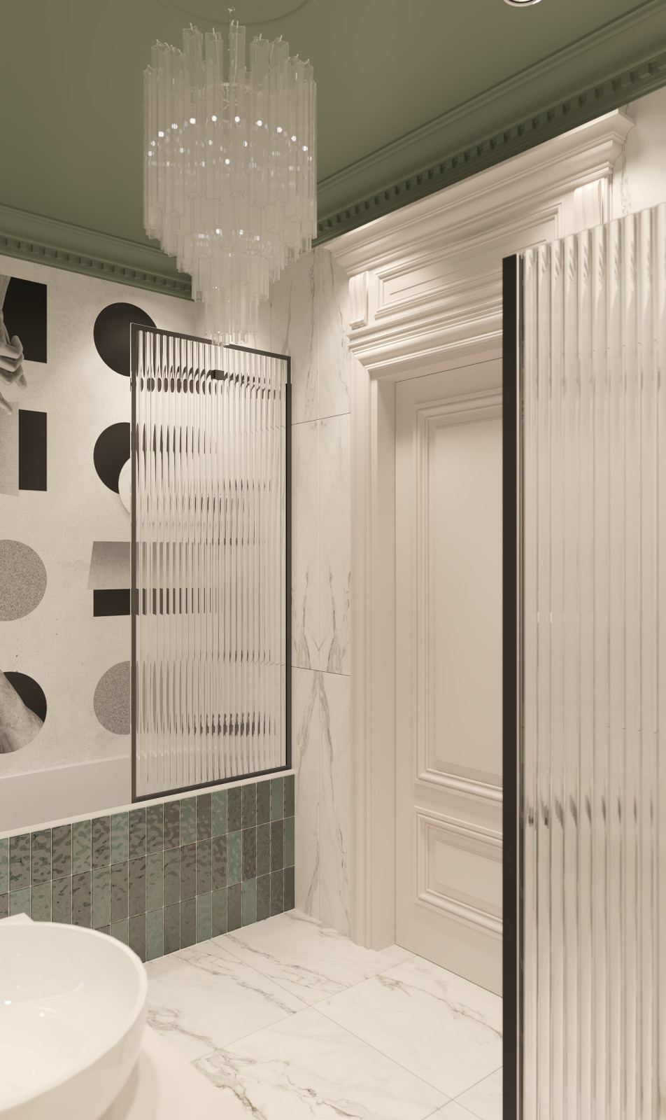 Современный  элегантный интерьер