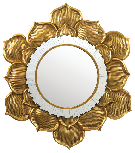 Petal Burst Mirror Contemporary Wall Mirrors by APF Munn Master