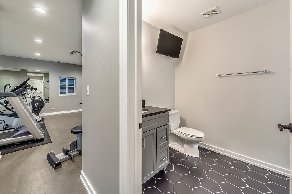 Bathroom - transitional bathroom idea in Chicago