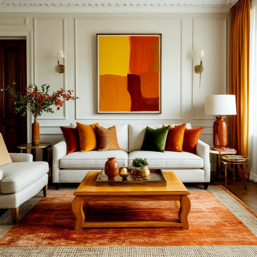 Золотая осень в интерьере