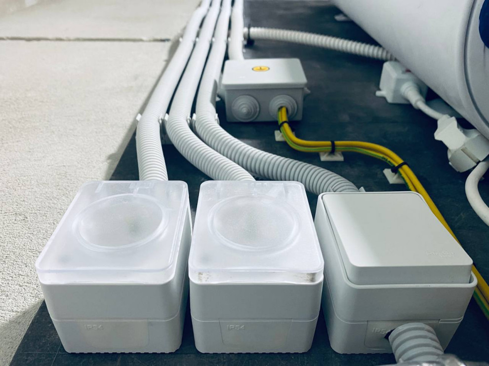 ЖК EVER электромонтаж в квартире студии 30m2