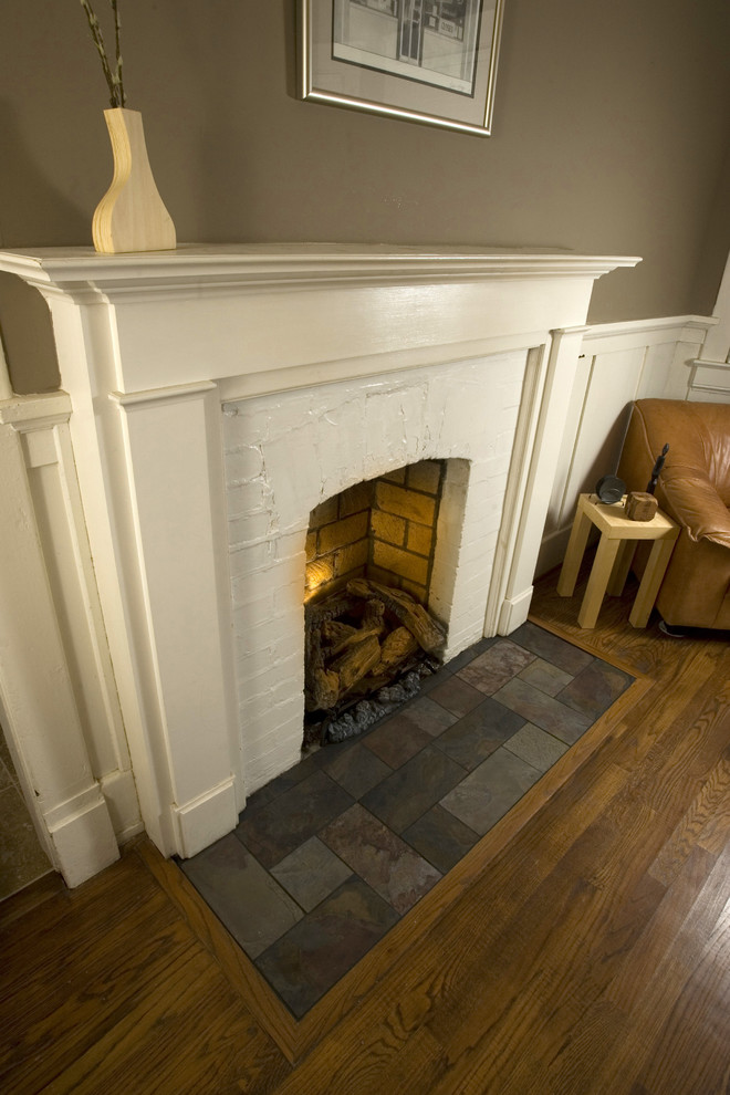 Eastwood Slate Fireplace Hearth Traditional Nashville By