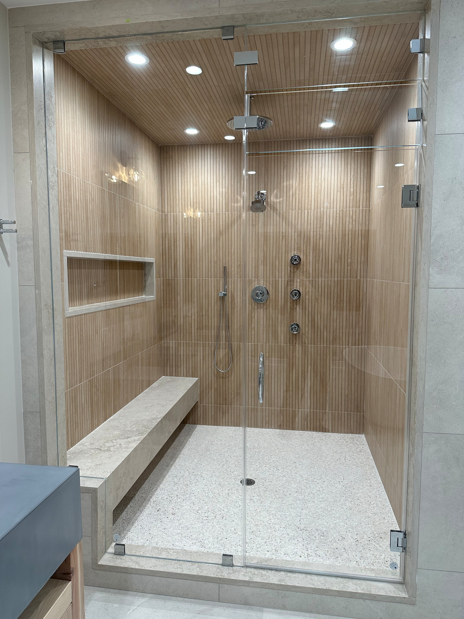 Little Silver Master Bathroom