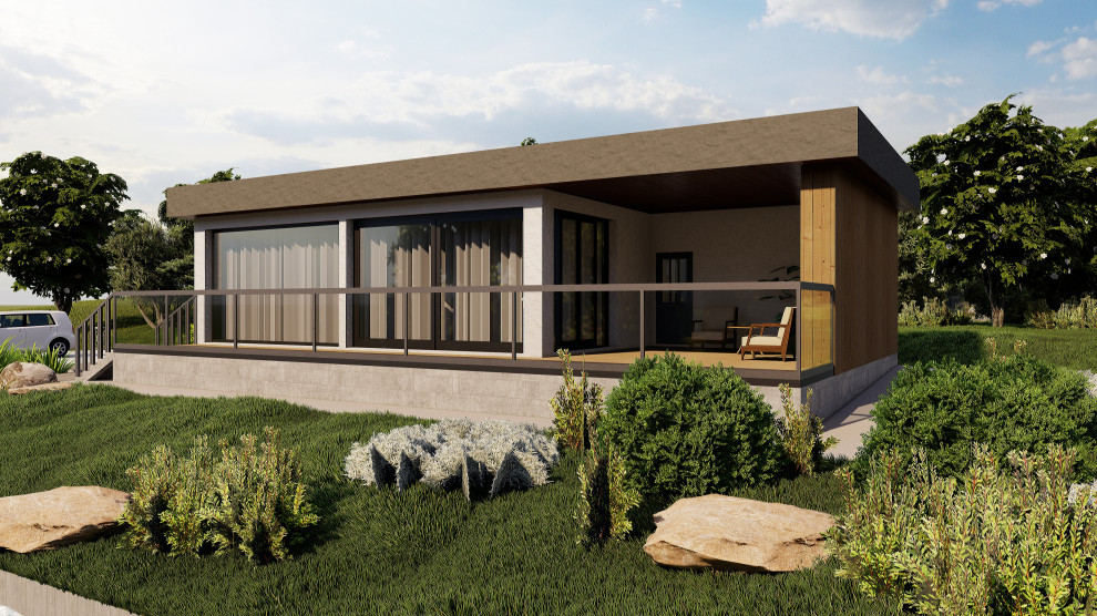 Летний одноэтажный дом