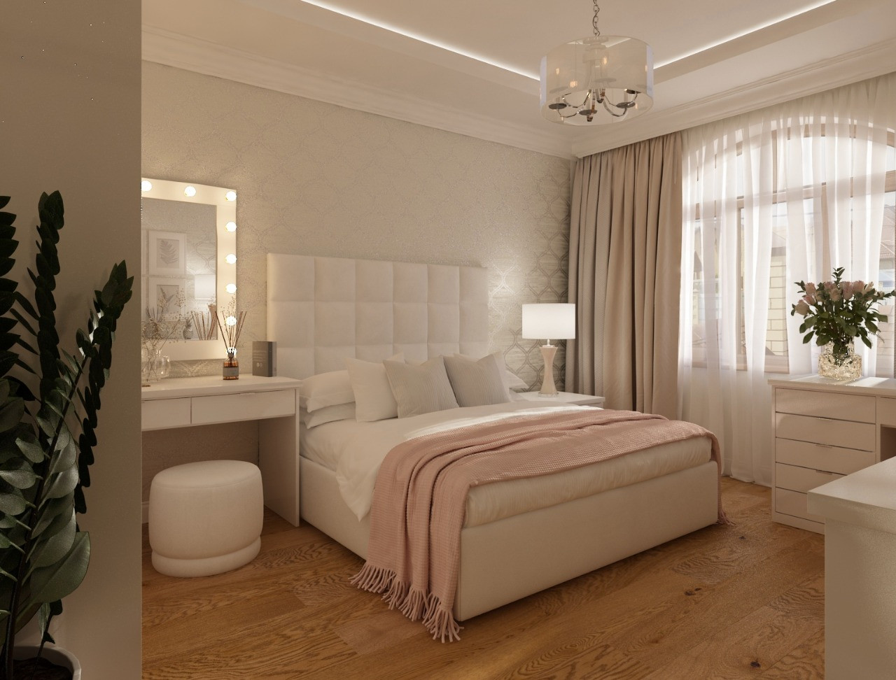 Работа над комнатой для молодой девушки