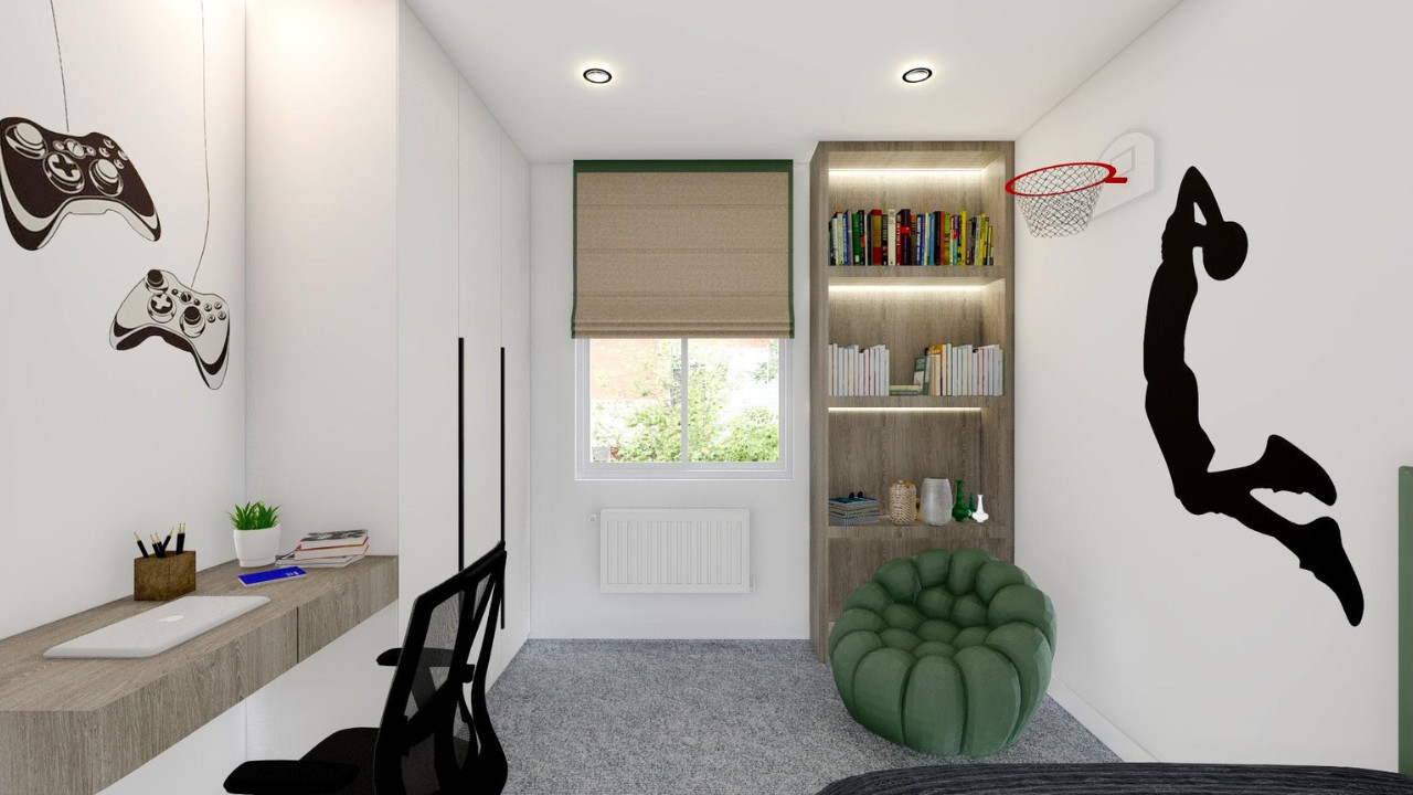 Contemporary Boys Bedroom Renovation in Bromley
