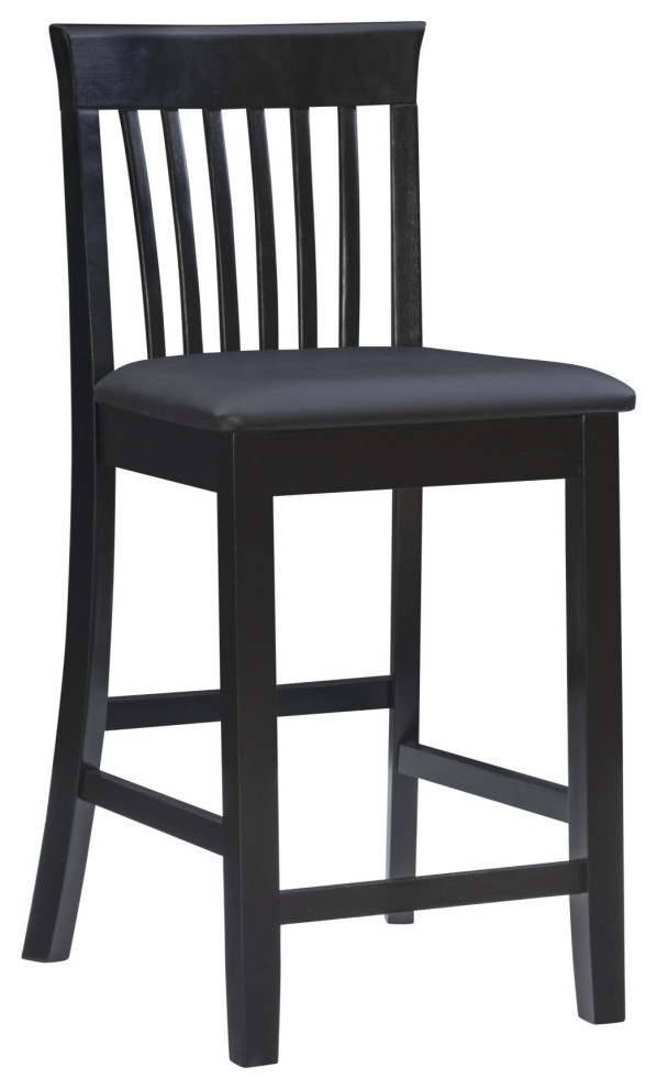Torino 24" Craftsman Counter Stool Transitional Bar Stools And