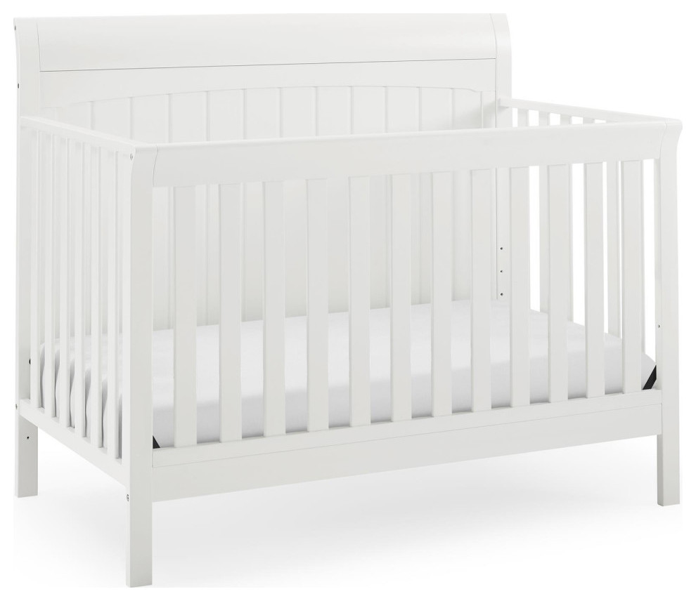 Zane 5in1 Convertible Sleigh Crib Transitional Cribs by Dorel Home Furnishings, Inc. Houzz