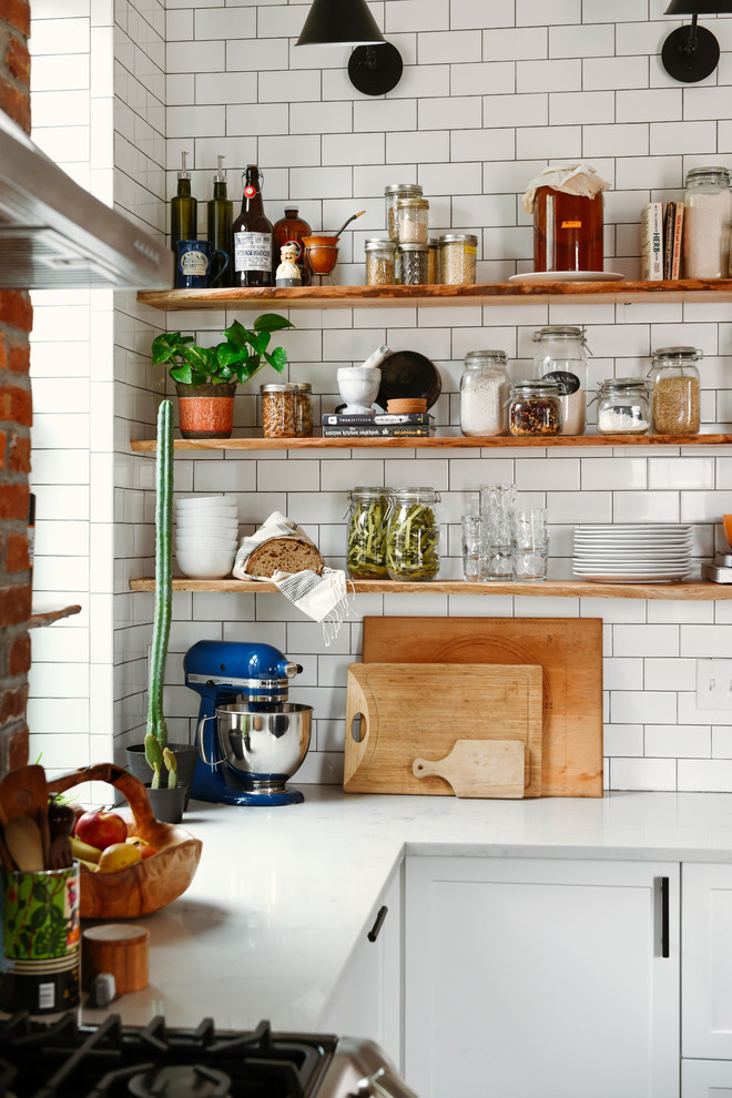 Inspiration for a mid-sized eclectic kitchen in Other.