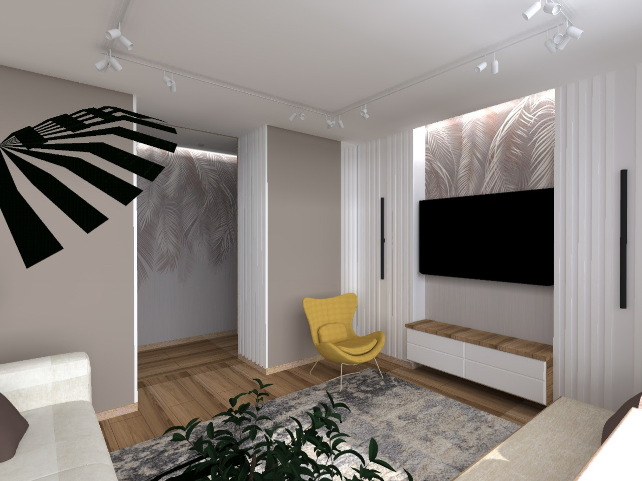 Пальмы в снегу