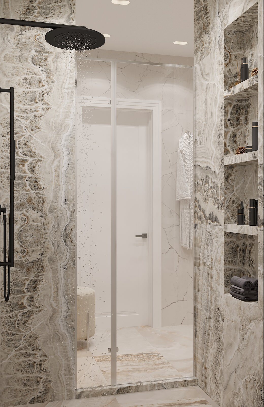 Дизайн-проект апартаментов 113 м2 в МФК «Match Point» (2020г.)