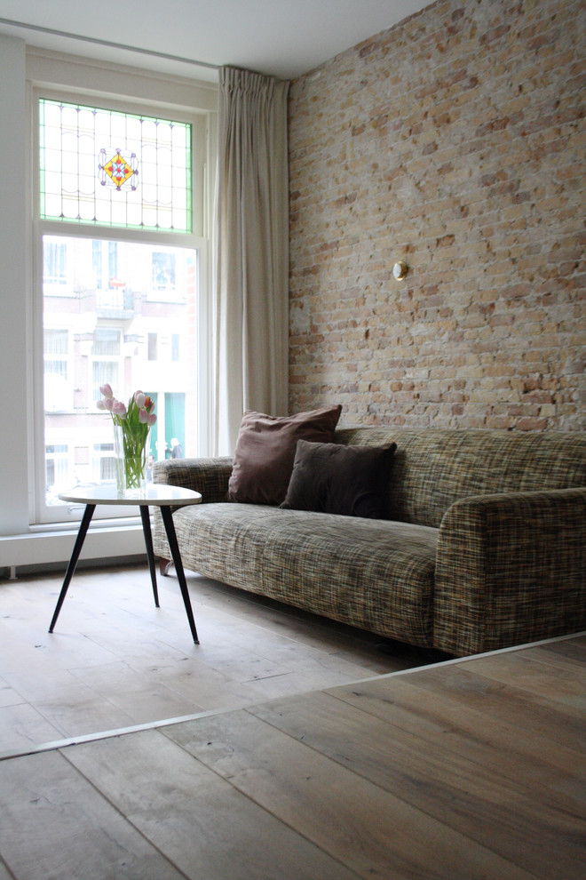 Photo of an industrial living room in Amsterdam.