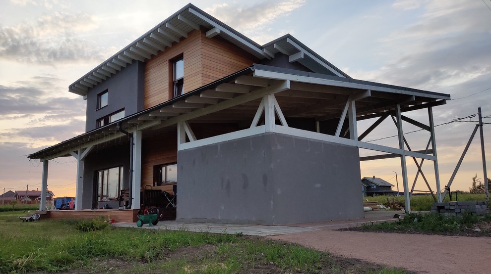 Дом 150м2 из газобетона для молодой семьи