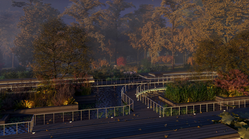 Ландшафтный проект Частного детского конного клуба