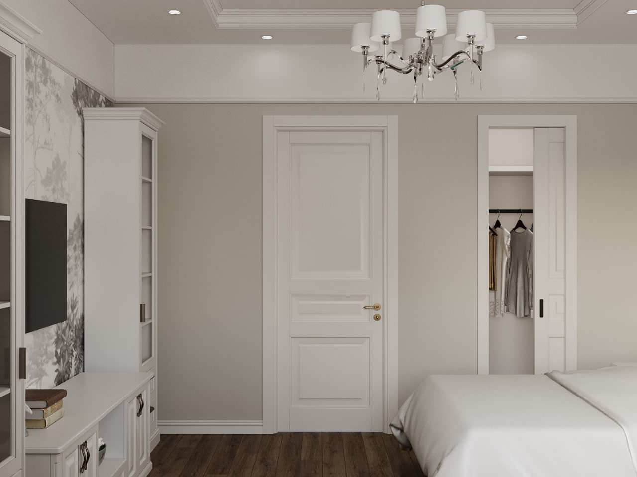 Дизайн-проект квартиры в "Сталинке" в классическом стиле