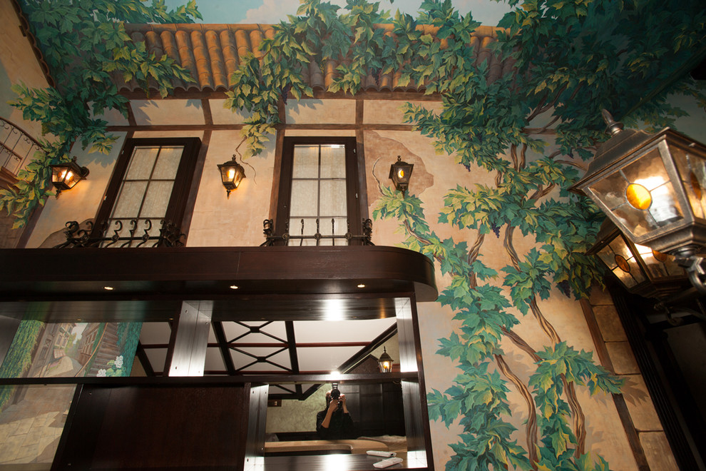 дворик/Прованс /биллиардная/ барная стойка/дуб. Роспись/альфрея/акрил