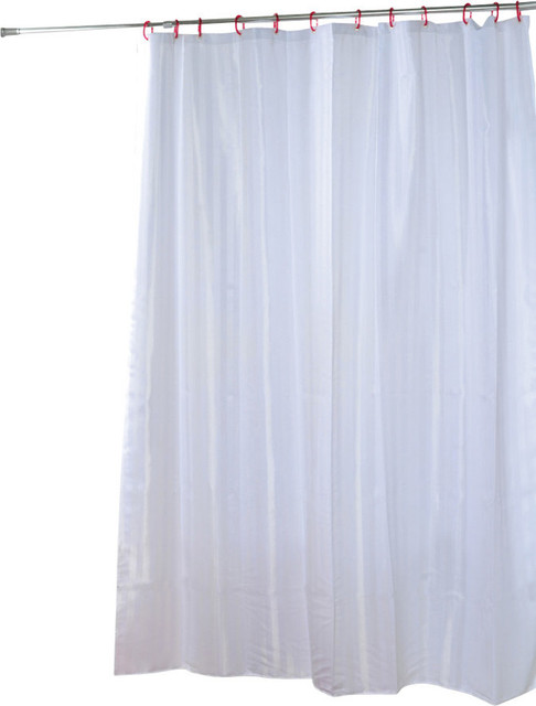 Shower Curtain Polyester Shiny Vertical Stripes Contemporary Shower Curtain Polyester Shiny Vertical Stripes Contemporary Curtains By Evideco