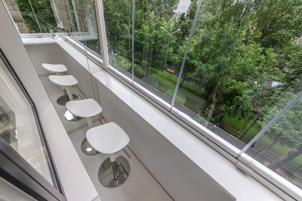 Прозрачная гостиная