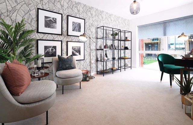 Colindale Gardens modern-vardagsrum