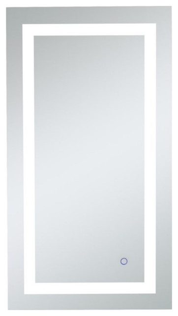 Elegant Decor Helios 30" x 18" Hardwired LED Bathroom Mirror with Touch ...