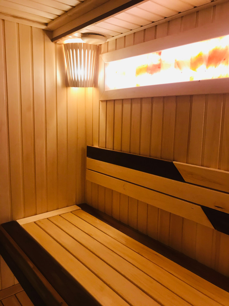 Отделка парной и комнаты отдыха