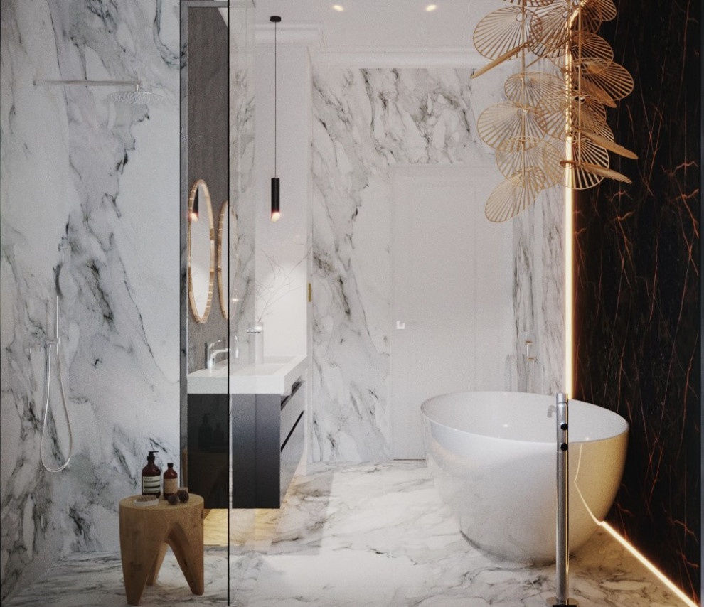 Проект санузлов на Дегтярной