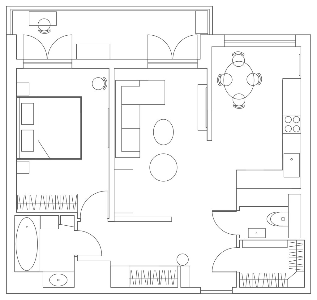 Houzz тур: Квартира в новом доме с атмосферой старого Петербурга | Houzz  Россия