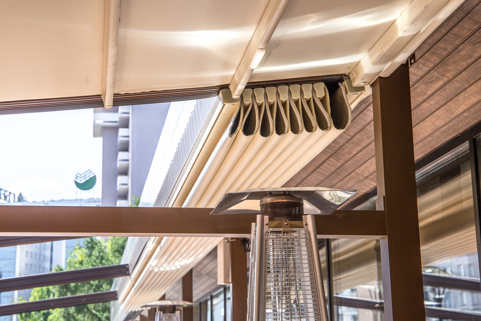 Пергола для ресторана "Сыроварня" в Новосибирске