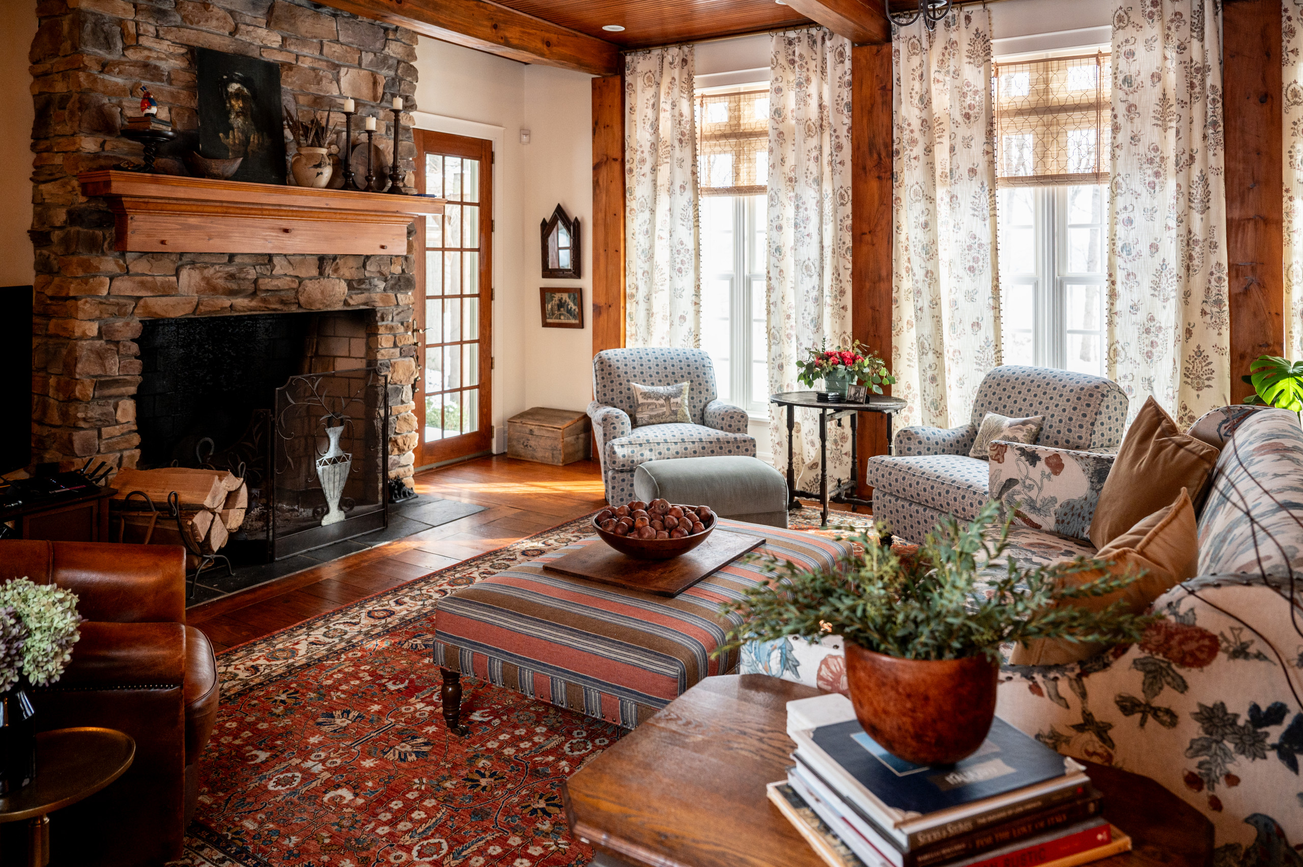 the richly textured home