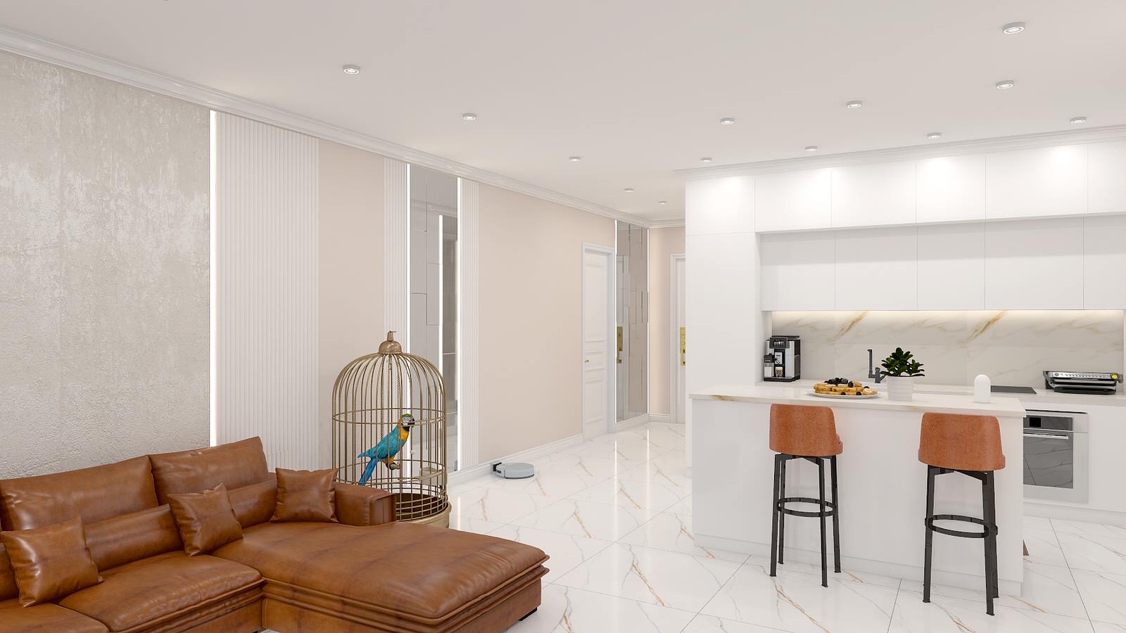 Проект 3-х комнатной квартиры