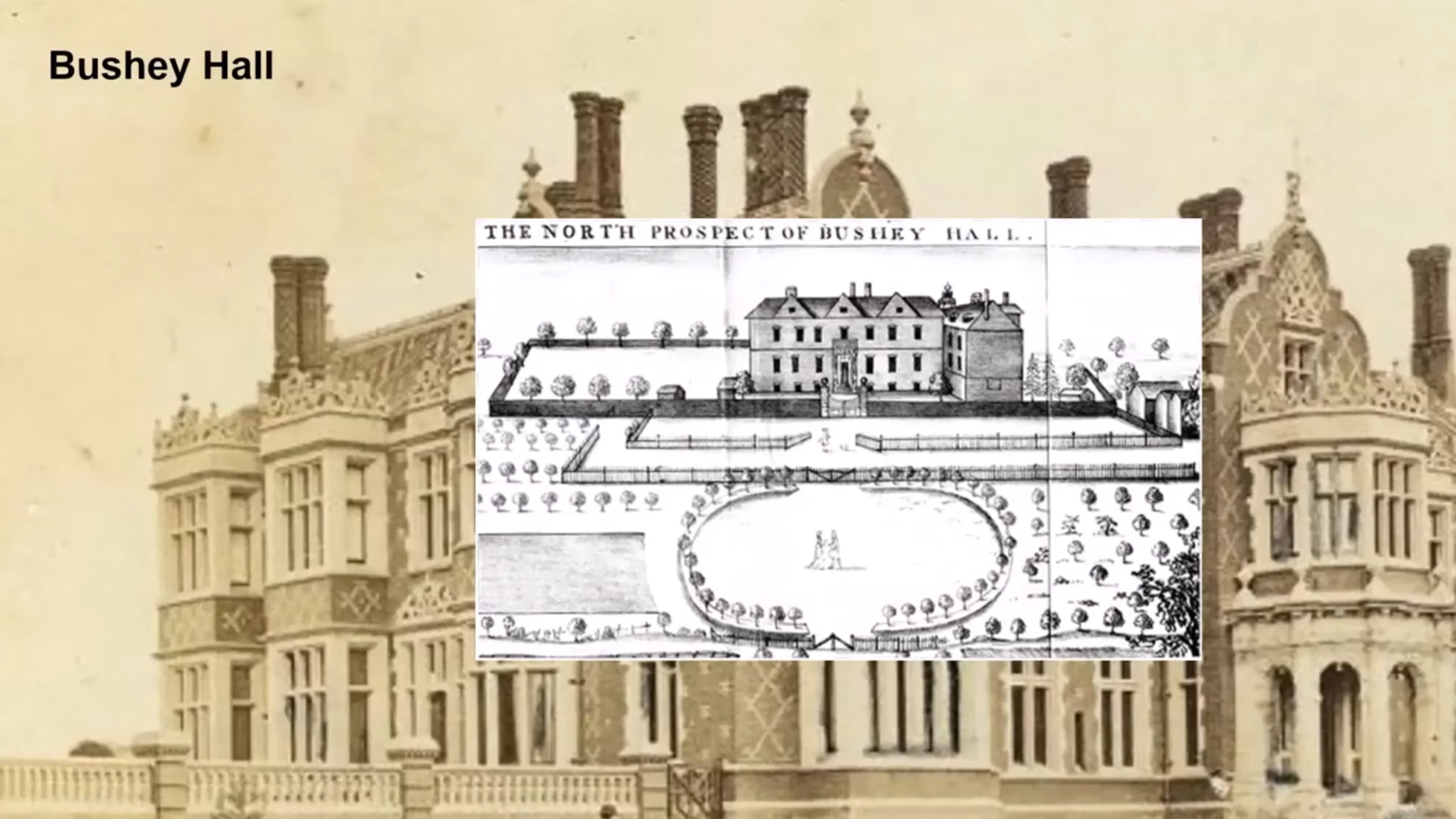 Sir George Walker Estate - Bushy Hall w Sketch