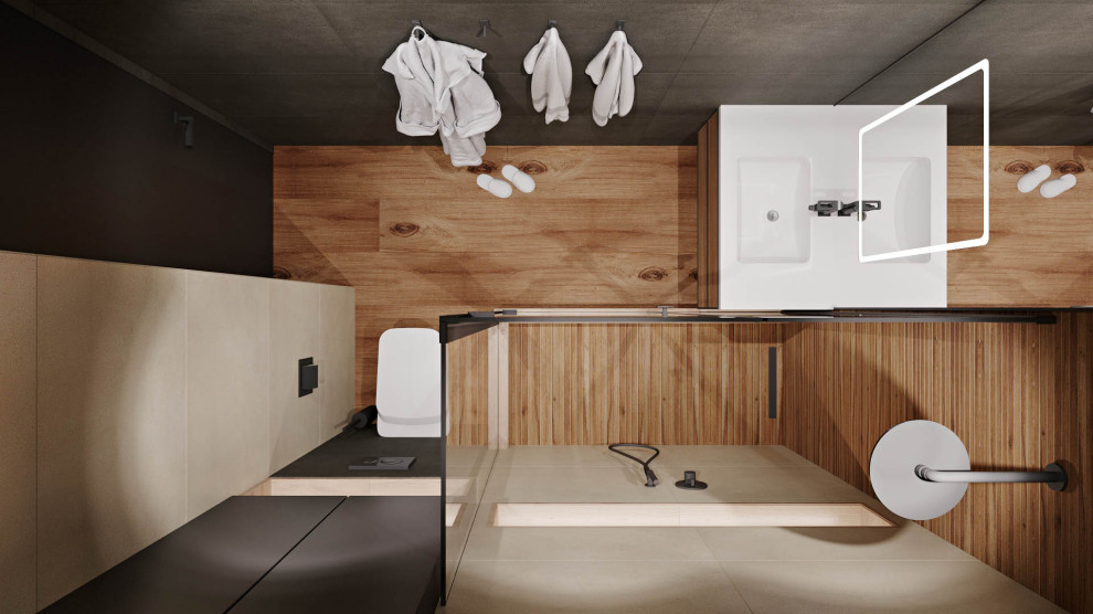 Дизайн интерьера квартиры в современном стиле в ЖК В Лесу