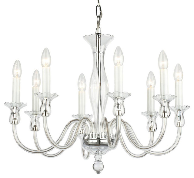 Inviting Home Inc Ameila Crystal Glass Chandelier Reviews Houzz Ameila Crystal Glass Chandelier Contemporary Chandeliers