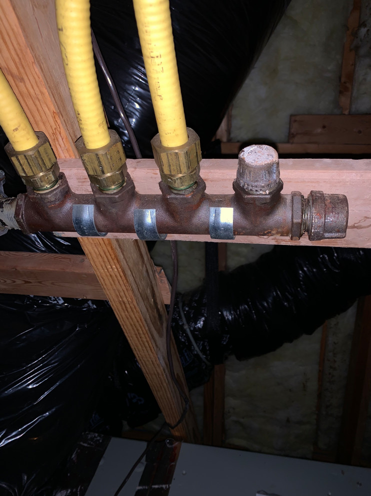 Running a new gas line for range/oven