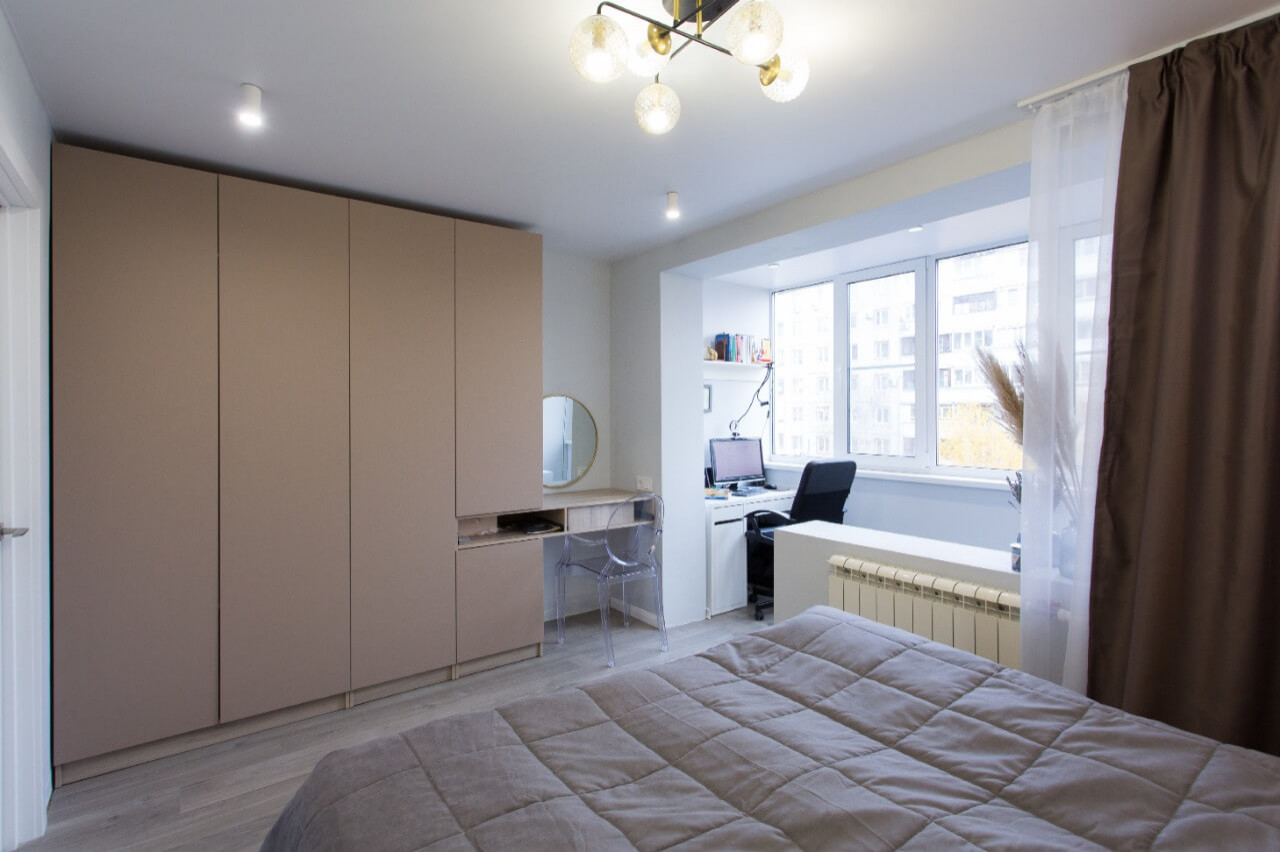 ремонт 3-х комнатной квартиры в ЖК "Крылья"