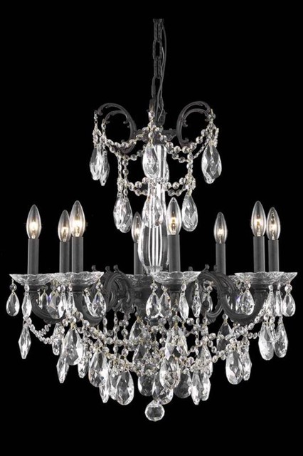 Elegant Lighting 8708D24DB/SA Chandelier from the Athena Collection