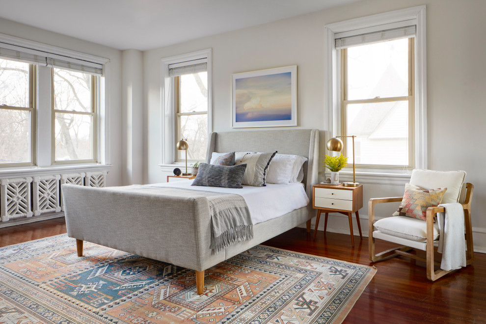 Inspiration for a large coastal bedroom remodel in Philadelphia
