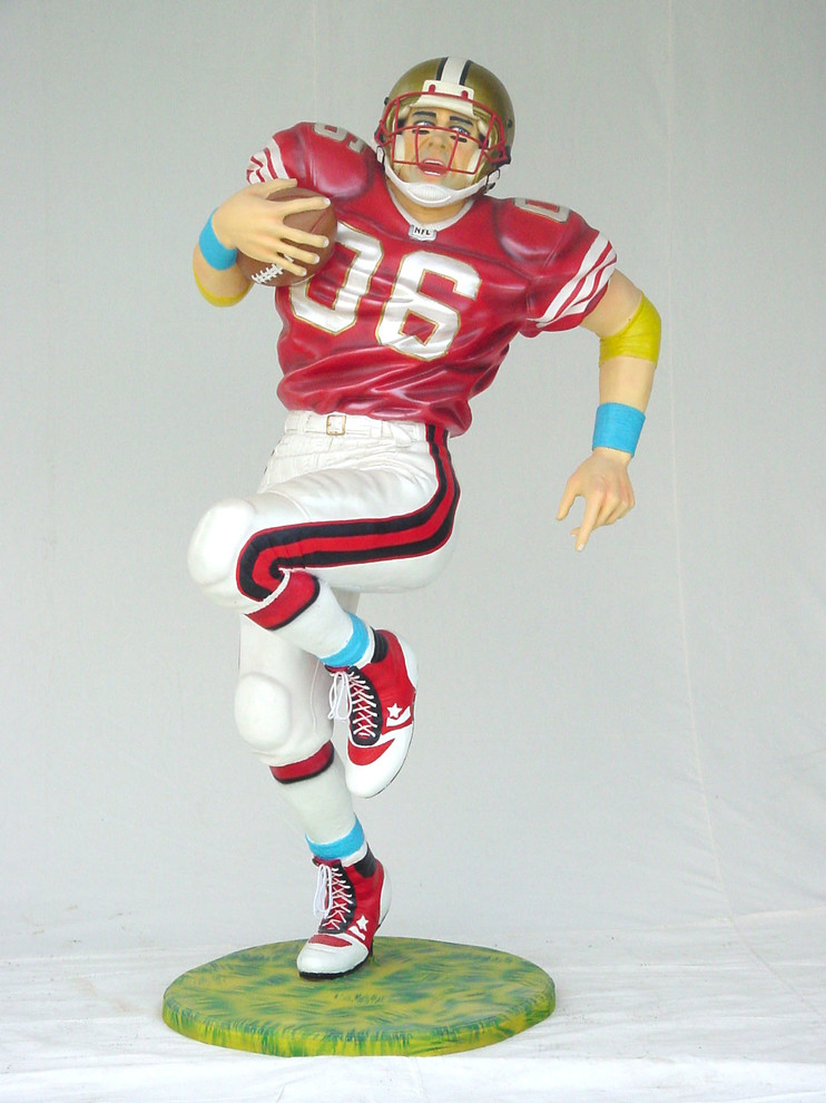 American Football Player Statue, 6.5FT