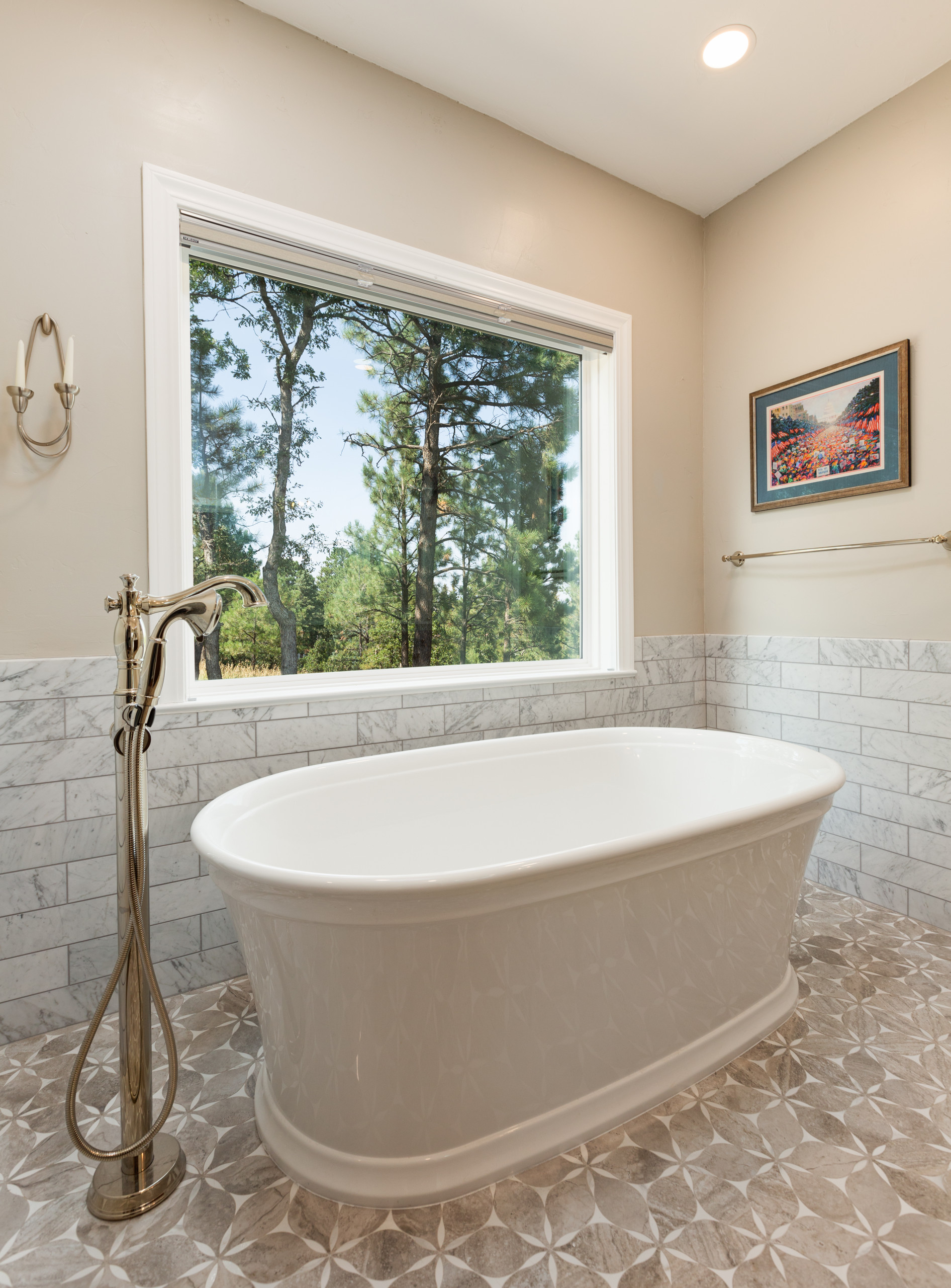 Master and guest bathrooms