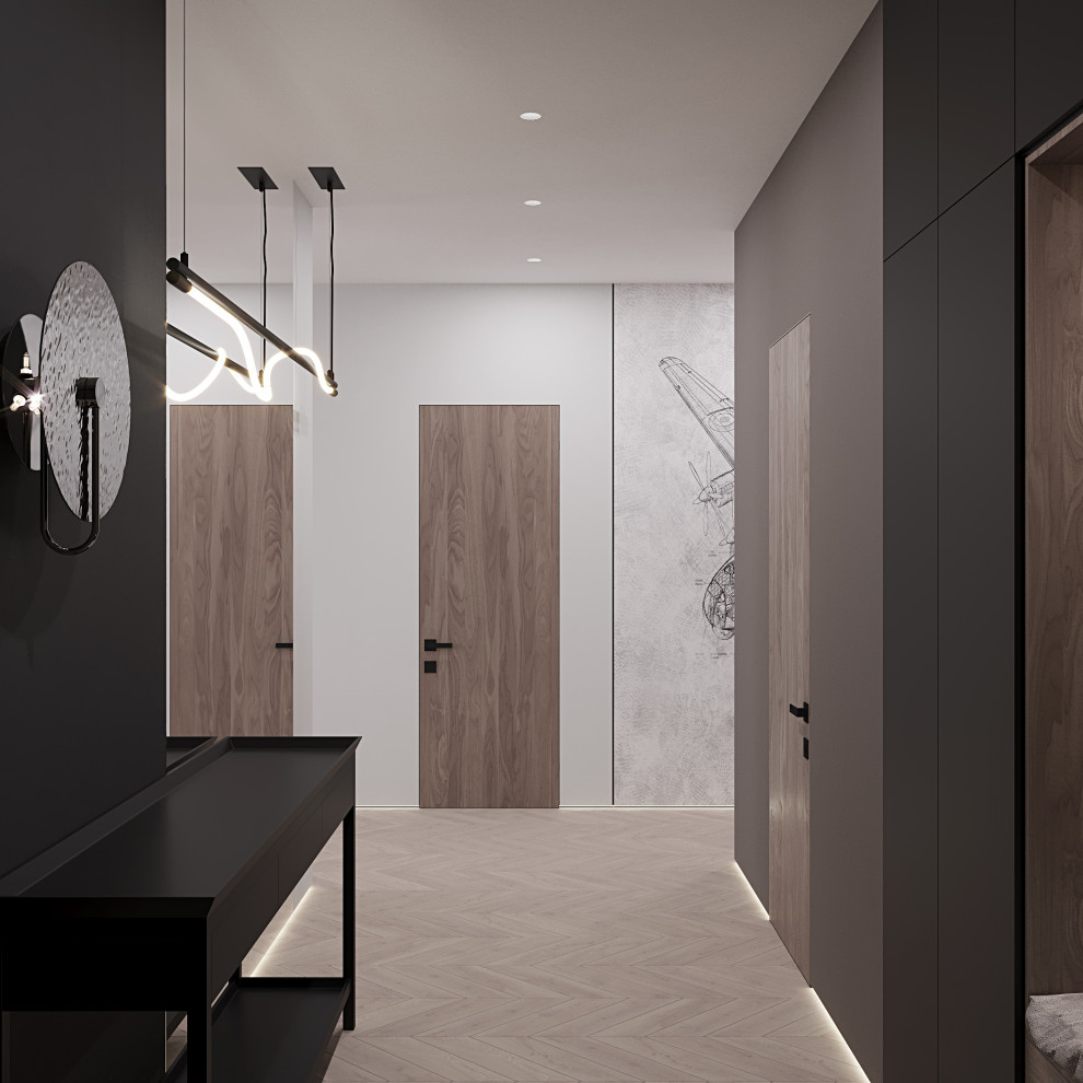 Дизайн интерьера квартиры 160м2 в Хамовниках