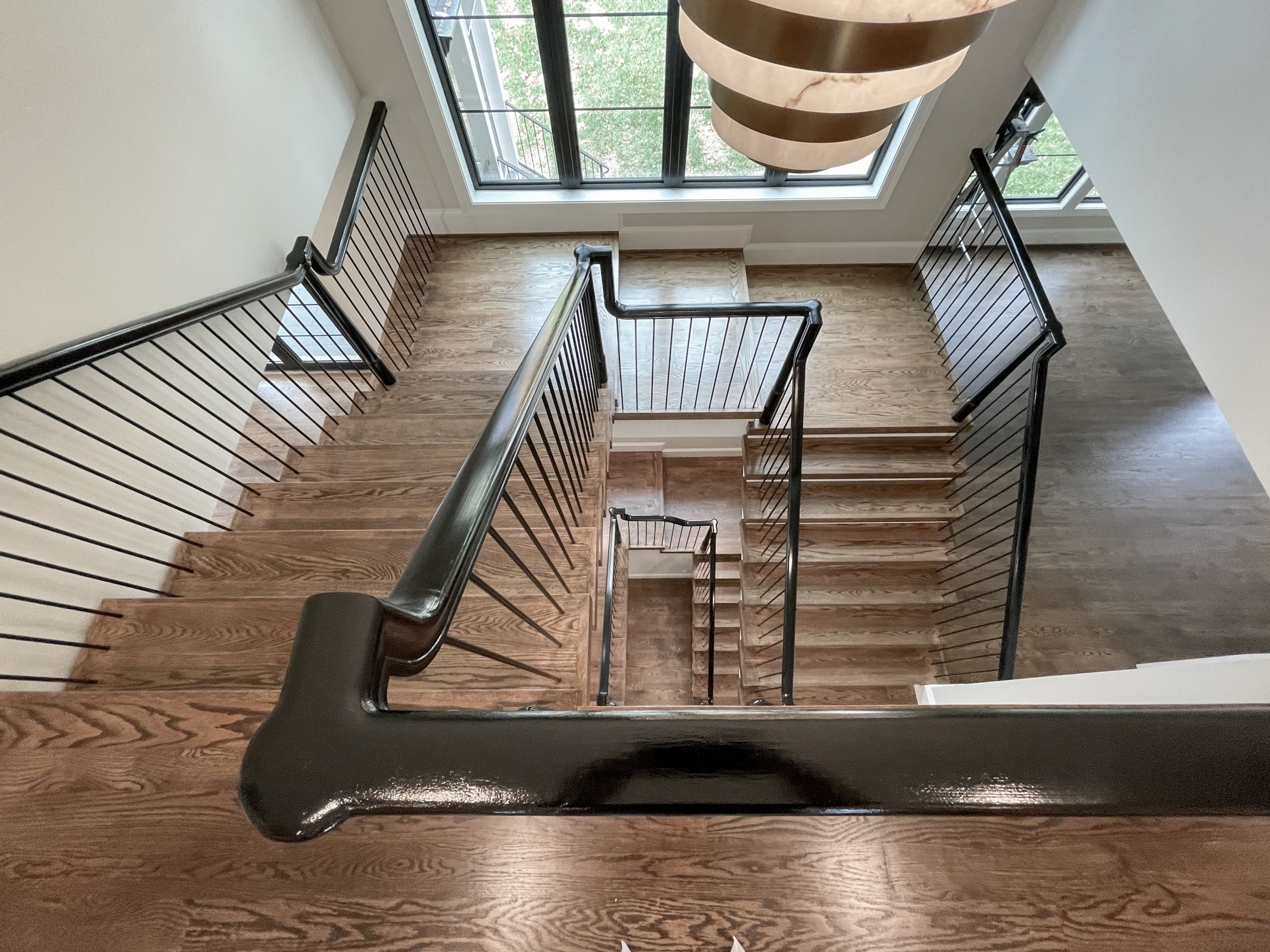 89_Eclectic and Edgy Staircase in French Contemporary Residence, McLean VA 2210