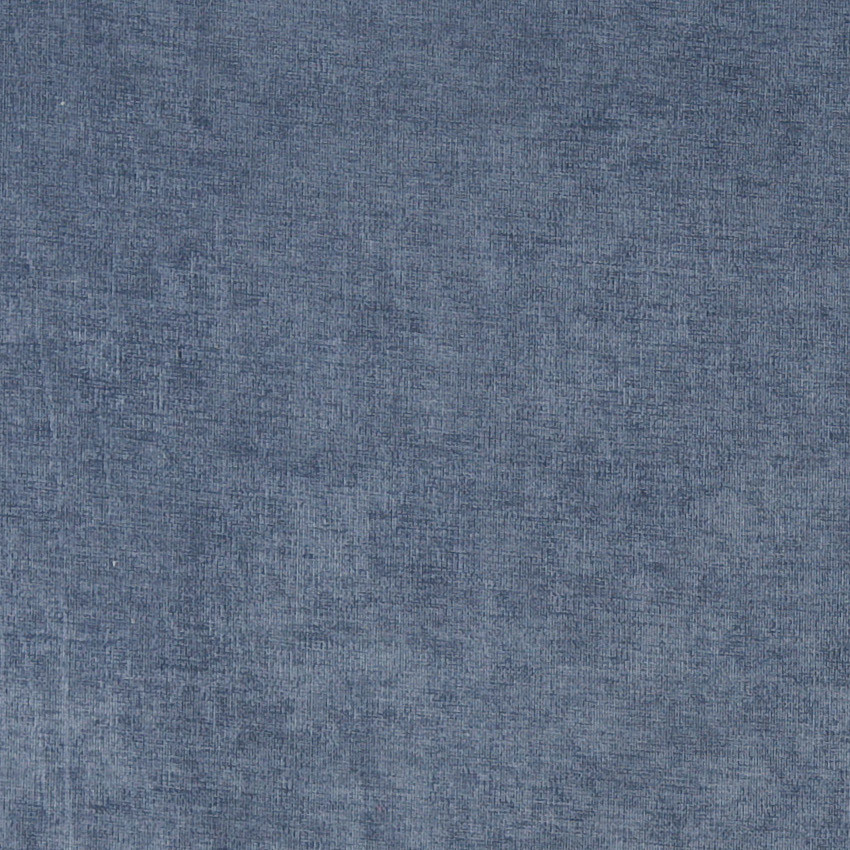 Dark Blue Solid Woven Velvet Upholstery Fabric By The Yard