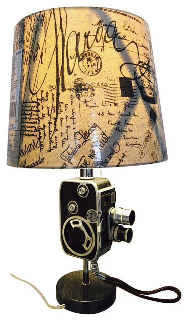 Vintage Camera Accent Lamp