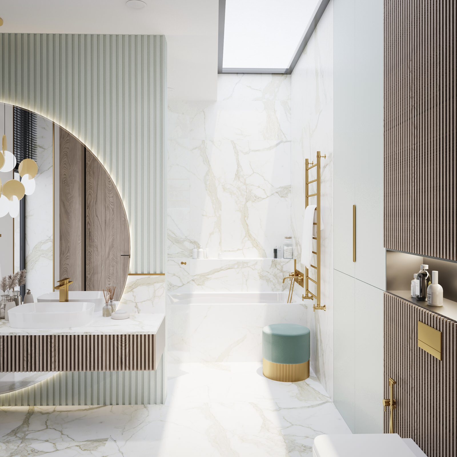 Дизайн проект Загородного дома 600м КП Президент