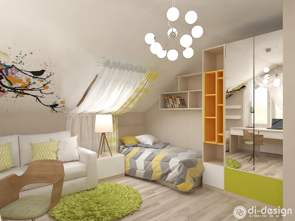 Детская на мансарде