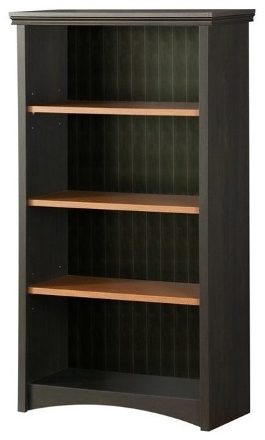 Atlin Designs 4 Shelf Bookcase in Ebony