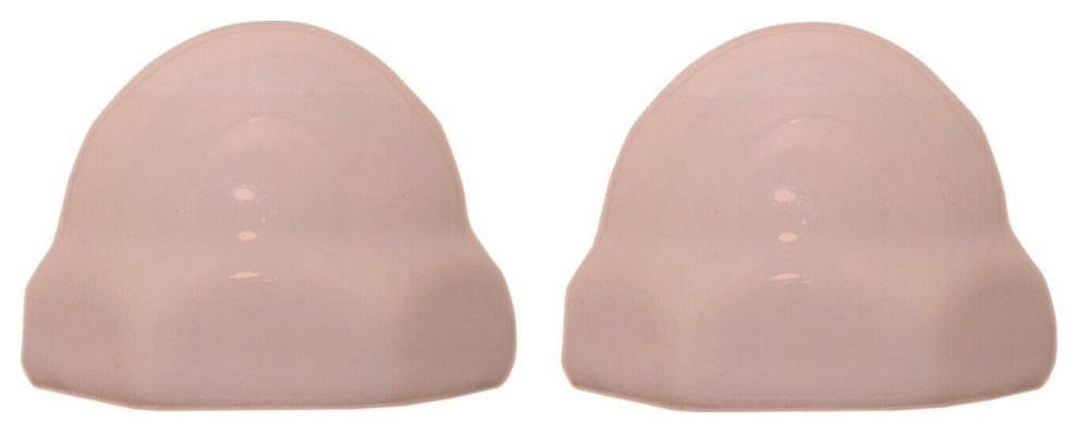 Briggs Color Replacement Ceramic Toilet Bolt Caps - Set of 2 - Venetian Pink