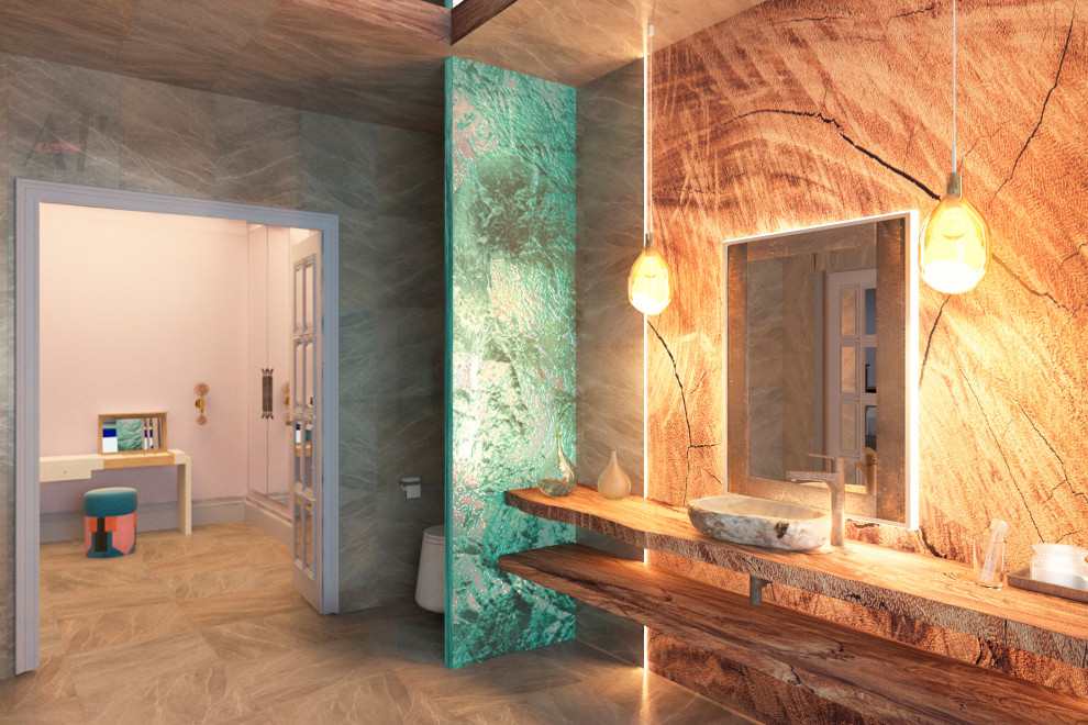 Квартира с панорамой 200 кв.м. (дипломный проект на основе реального объекта)